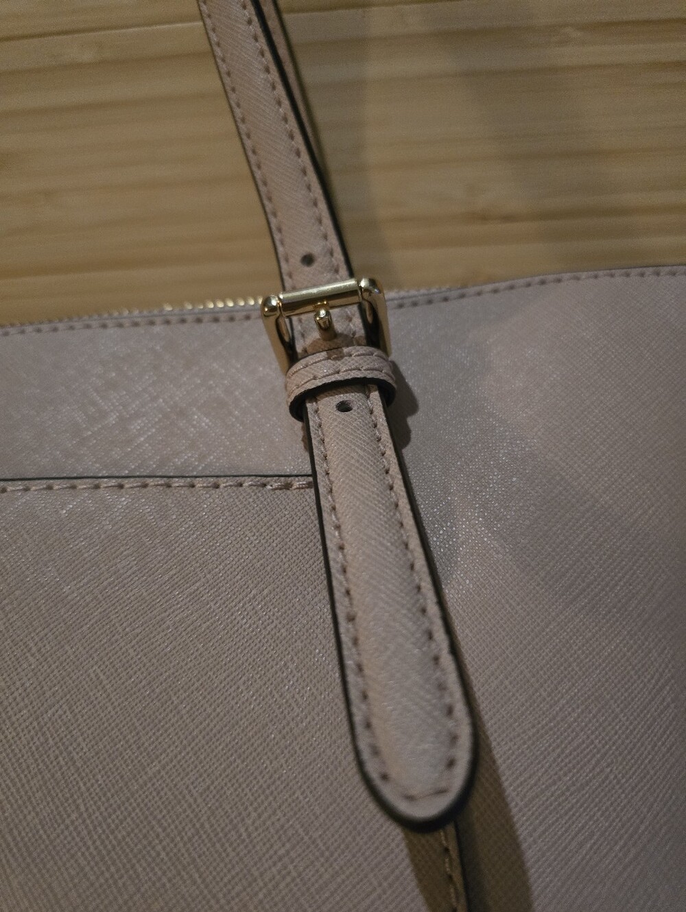 Michael Kors Blush Pink Ciara Large East West Leather Tote - Picture 5 of 8